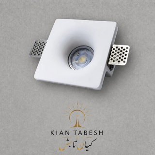 فریم هالوژن مدل امگا پلاس ۱خانه مربع گچی(دارای نشان ملی استاندارد)(دارای یراق الات کامل نصب)(گارانتی مادام العمر